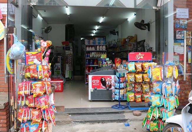 Mặt bằng kinh doanh cửa hàng tạp hóa