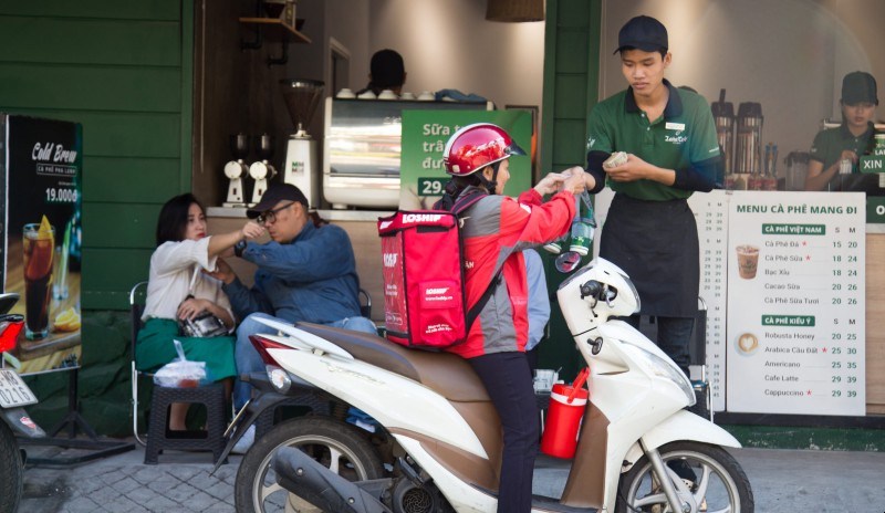 Kinh doanh dịch vụ giao đồ ăn